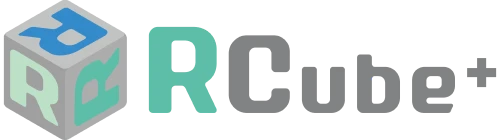 R Cube+［アールキューブ］ロゴ